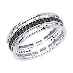 Кольцо из серебра р. 23 Diamant 94-110-01310-1, фианит