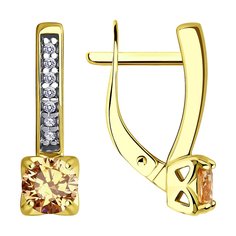 Серьги из серебра Diamant 93-120-01712-3, фианит