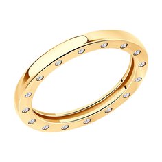 Кольцо из серебра р. 17,5 Diamant 93-110-02029-2, фианит