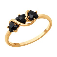 Кольцо из серебра р. 17,5 Diamant 93-310-01950-1, шпинель