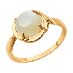 Кольцо из серебра р. 18 SOKOLOV 83010186, перламутр