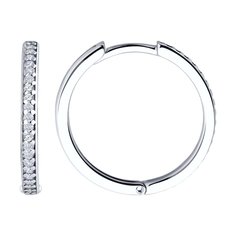 Серьги из серебра SOKOLOV 94026681, фианит