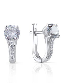 Серьги из серебра VALTERA 083261, циркон