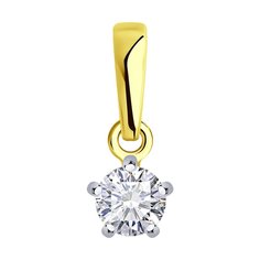 Кулон из желтого золота Diamant 53-130-01973-1, фианит