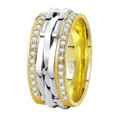 Кольцо из золота р.18 Azade 1000319, бриллиант