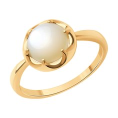 Кольцо из серебра р. 18,5 SOKOLOV 83010182, перламутр