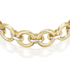 Браслет из белого/желтого золота р.16 PLATINA jewelry 05-0831-00-000-1121