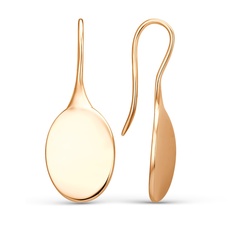 Серьги из красного золота 585Gold 402004826