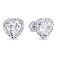 Серьги из серебра 585Gold 702011727, фианит