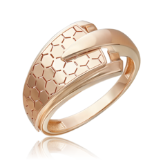 Кольцо из красного золота р. 18 PLATINA jewelry 01-5763-00-000-1110