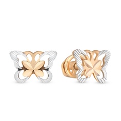 Серьги из красного золота 585Gold 402004602