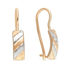 Серьги из красного золота 585Gold 602001684
