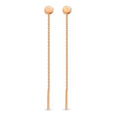 Серьги из красного золота 585Gold 402003688
