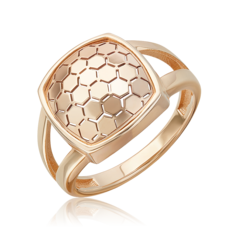 Кольцо из красного золота р. 18 PLATINA jewelry 01-5762-00-000-1110