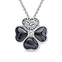 Кулон из серебра 585Gold 703006962, фианит