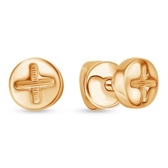 Серьги из красного золота 585Gold 402004645