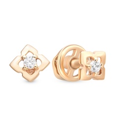 Серьги из красного золота 585Gold 302007029, фианит