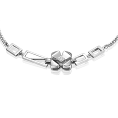 Браслет из белого золота р.16 PLATINA jewelry 05-0731-00-101-1120, бриллиант