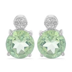 Серьги из серебра Ювелирия T37541, кварц/топаз