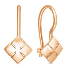 Серьги из красного золота 585Gold 602000790