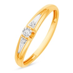 Кольцо из красного золота р. 18 585Gold 101012859, бриллиант