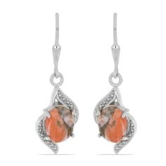 Серьги из серебра Ювелирия T35628, бирюза