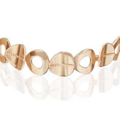 Браслет из красного золота р.20 PLATINA jewelry 05-0835-00-000-1110