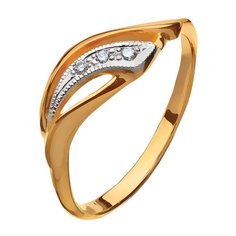 Кольцо из красного золота р. 16 585Gold 101014937, бриллиант