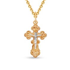 Подвеска из красного золота 585Gold 603005700, фианит