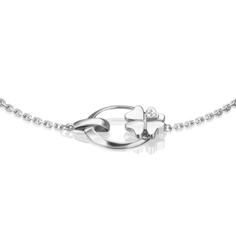 Браслет из белого золота р.17 PLATINA jewelry 05-0696-00-101-1120, бриллиант