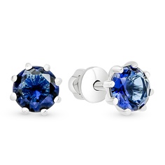 Серьги из серебра 585Gold 702011929, фианит