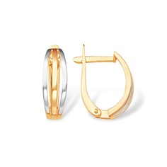 Серьги из красного золота 585Gold 402004662