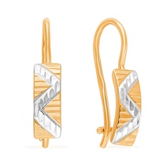 Серьги из красного золота 585Gold 602001686