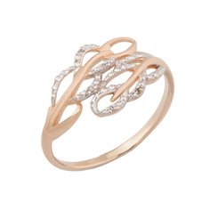 Кольцо из красного золота р. 17 585Gold 101008036, бриллиант