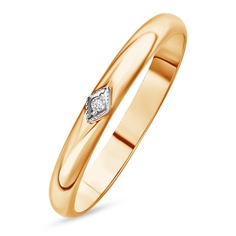 Кольцо из красного золота р. 18 585Gold 601007454, бриллиант
