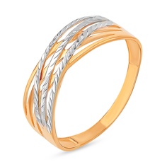 Кольцо из красного золота р. 18,5 585Gold 401005331