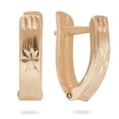 Серьги из красного золота 585Gold 602001859