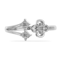 Кольцо из серебра р.19 Ювелирия T40257, бриллиант