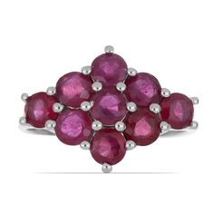 Кольцо из серебра р.20 Ювелирия T48574, рубин