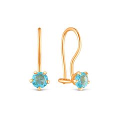 Серьги из серебра VALTERA 119161, фианит