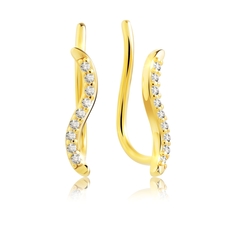 Серьги из серебра VALTERA 118923, фианит