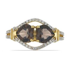 Кольцо из серебра р.21 Ювелирия T39779, кварц/топаз