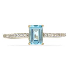 Кольцо из серебра р.19 Ювелирия T48761, топаз