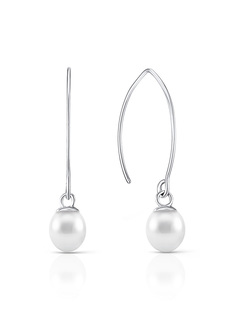 Серьги из серебра VALTERA 087744, жемчуг