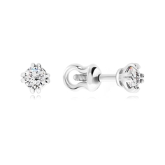 Серьги из серебра VALTERA 116960, фианит