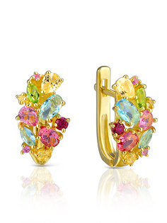 Серьги из серебра VALTERA 103662, фианит