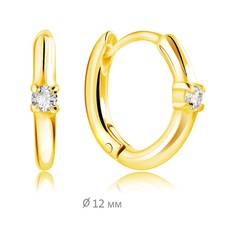 Серьги из серебра VALTERA 118546, фианит