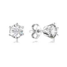 Серьги из серебра VALTERA 118568, фианит