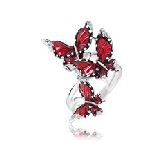 Кольцо из серебра р. 17,5 VALTERA 079484, эмаль\фианит