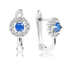 Серьги из серебра VALTERA 117235, фианит